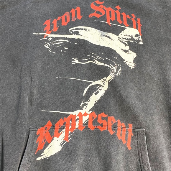 REPRESENTS CLO GITH SKULL fire streetwear hoodie man XL - Picture 3 of 12